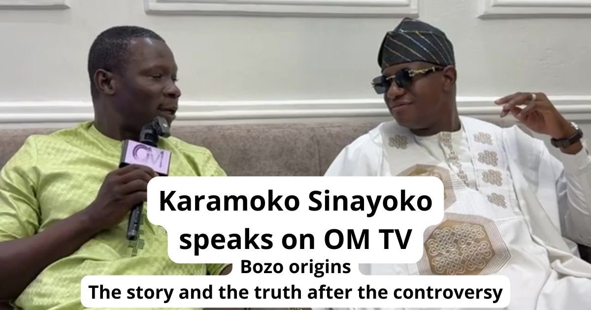Karamoko Sinayoko Speaks on OM TV About His Bozo Roots and Personal Journey