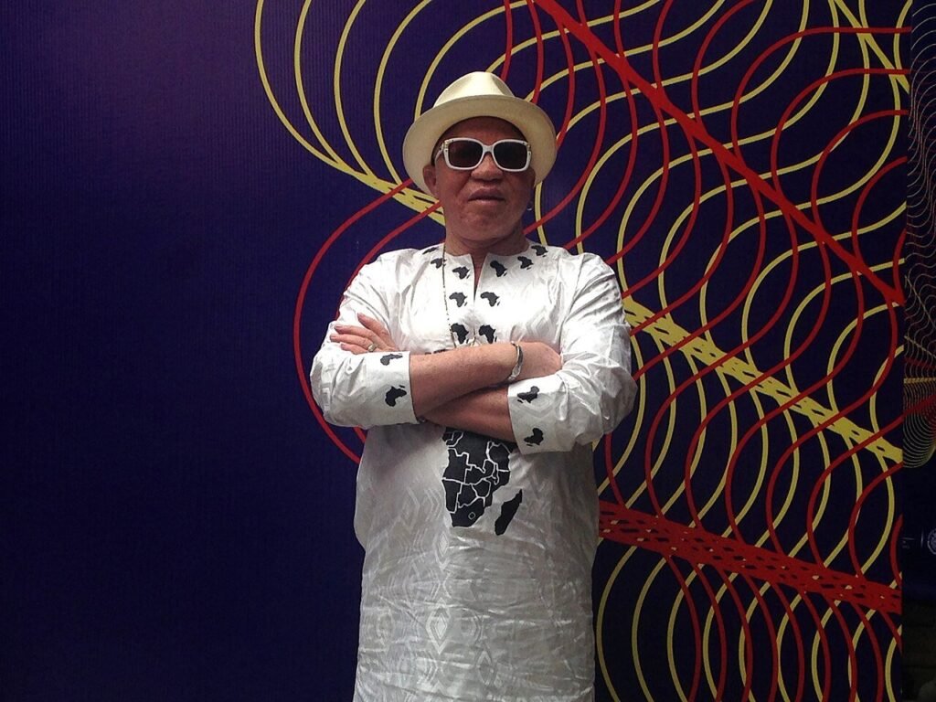 Salif Keita Malian singer performing on stage African music icon
