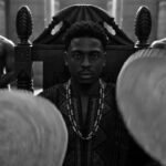 Cinematic concept graphic for Cvsha's new single Faso Danfani