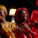 Young BG performing with his N'goni in the official music video Mon Mali